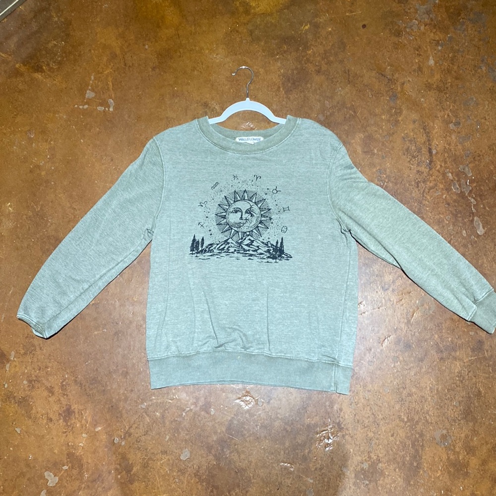 Army Green Wallflower Pull Over